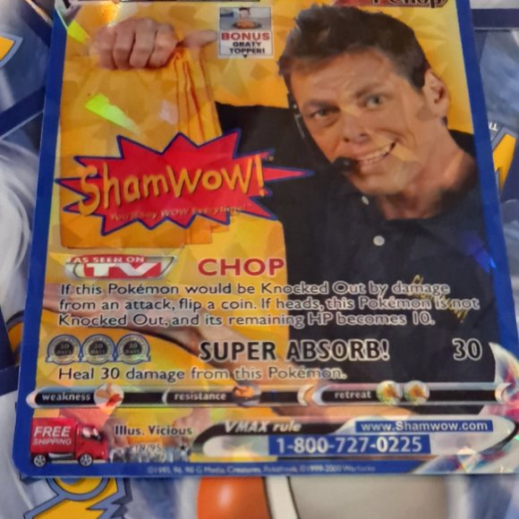Vince Offer Pokemon Card - Sham Wow Guy - Picture 2 of 4
